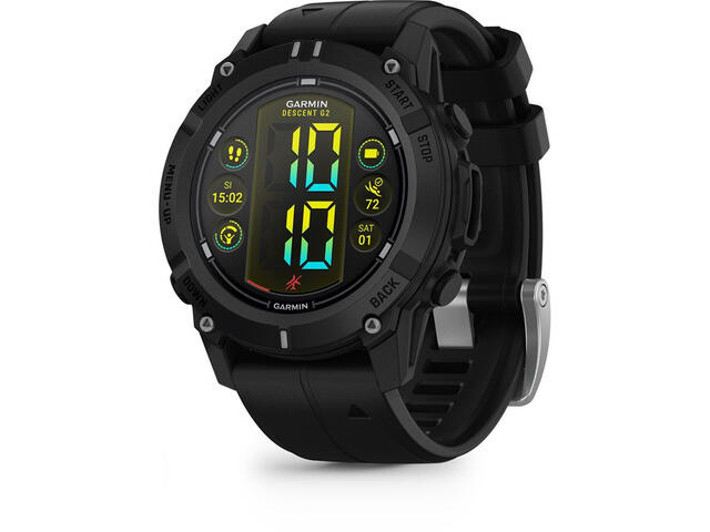 Смарт часовници Garmin Descent G2 - Black с Black каишка