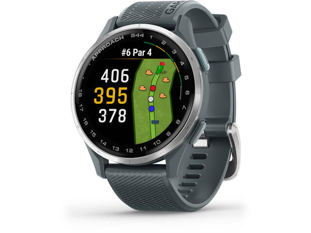 Смарт часовници Garmin Approach® S44 - Silver Aluminium безел с Twilight силиконова каишка