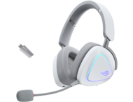 Слушалки Asus ROG Delta II Wireless, Moonlight White
