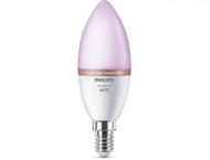 Smart Home Philips Смарт LED фил. крушка RGB C37, осн. E14, 470 lm, 3 броя
