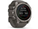 Смарт часовници Garmin fēnix® 9 - 51 мм - Titanium с Pebble Grey силиконова каишка