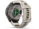 Смарт часовници Garmin fēnix® 9 Pro - 43 мм - Titanium с Fog Grey/Dark Sandstone силиконова каишка