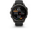 Смарт часовници Garmin fēnix® 9 - 47 мм - Carbon Grey DLC Titanium с Black силиконова каишка