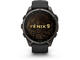 Смарт часовници Garmin fēnix® 9 - 47 мм - Carbon Grey DLC Titanium с Black силиконова каишка