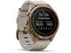 Смарт часовници Garmin fēnix® 9 Pro, inReach® - 43 мм - Autumn Gold Titanium с Bone кожена каишка