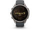 Смарт часовници Garmin fēnix® 9 Pro, inReach® - 47 мм - Titanium с Graphite/Black силиконова каишка