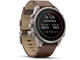 Смарт часовници Garmin fēnix® 9 Pro, inReach® - 47 мм - Titanium с Walnut кожена каишка 
