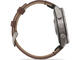 Смарт часовници Garmin fēnix® 9 Pro, inReach® - 47 мм - Titanium с Walnut кожена каишка 