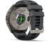Смарт часовници Garmin fēnix® 9 Pro, inReach® - 51 мм - Titanium с Graphite/Black силиконова каишка