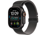 Смарт часовници Apple Watch Ultra 4 GPS + Cellular - Milanese Loop, Black Titanium, Medium