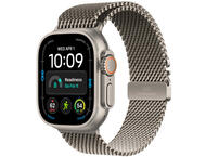Смарт часовници Apple Watch Ultra 4 GPS + Cellular - Milanese Loop, Natural Titanium, Large