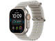 Смарт часовници Apple Watch Ultra 4 GPS + Cellular - Natural Titanium, Translucent Grey Ocean Band