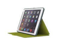 Калъфи за таблети Speck iPad Air 2 StyleFolio, RattleSkin Grey/Anti-freeze Yellow